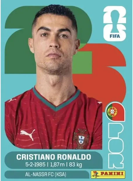 Figurinha Cristiano Ronaldo