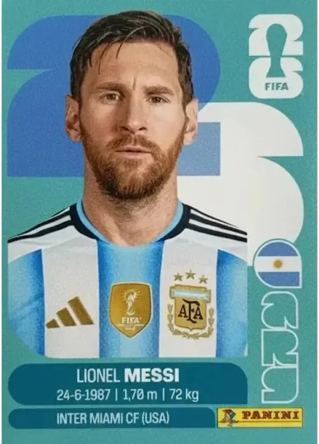 Figurinha Messi