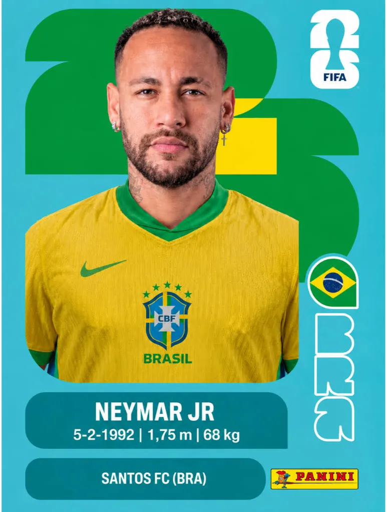 Figurinha Neymar